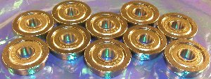 10 Flanged Bearing F608ZZ 8x22x7 Shielded