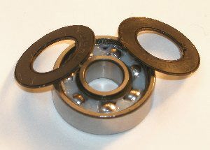 8 Skateboard Bearing 608-2RS Ceramic Si3N4:Sealed:vxb:Ball Bearing