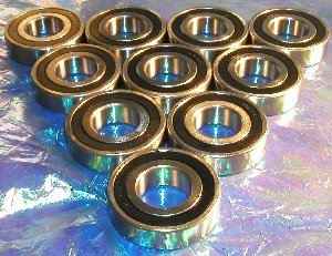 10 Bearing 99502H-2RS 5/8"x1 3/8"x7/16" Sealed
